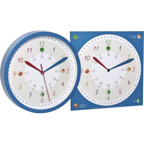 TFA Dostmann 60.3058.06.91 Quarzo Orologio da parete 308 mm x 44 mm Blu