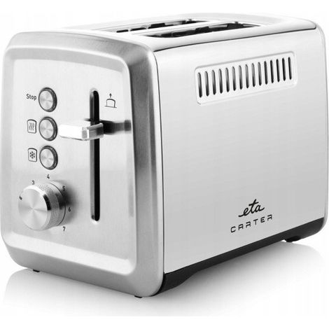 Tostapane eta carter 850W 2 fette metallo (1/3)