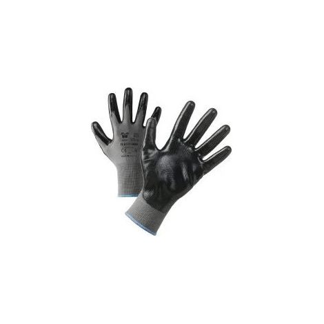 Neri Safety Antischnitt-Handschuhe CF12 PA 336 Nitcut Gr. 7 Stärke 13 Polyester Stahldraht Nitril 12 Paar