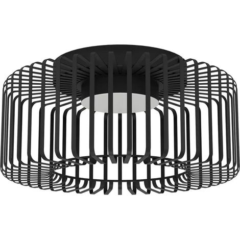 [GEBRAUCHT] B-Ware Eglo Deckenleuchte Lampe Led Connect Schwarz Stahl Kunststoff Smart Home App