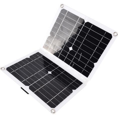 20-W-Solarpanel-Set, faltbares PET-EVA-Batterieladegerät für Auto, Wohnmobil, Quad, 18 V Gleichstrom (1/5)