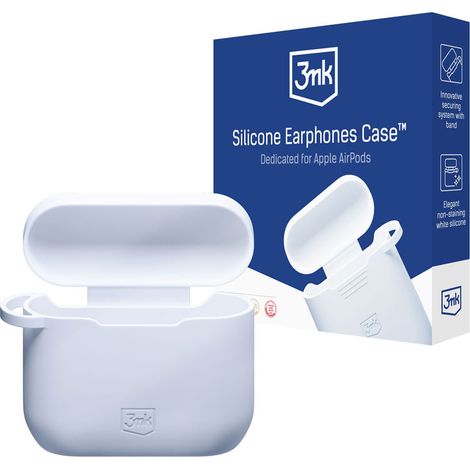 Apple AirPods 3. Generation – 3mk Silikon-AirPods-Hülle, Weiß