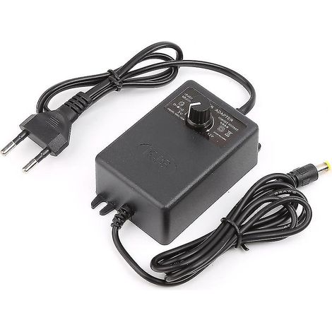 Adaptateur secteur réglable pour variateur de vitesse de moteur 3-12 V 2 A, prise européenne (1/4)