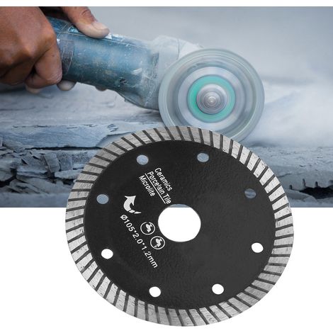 Disque de coupe diamanté pour scie circulaire, idéal pour la pierre, le marbre, la céramique et le granit (105 mm) (1/5)