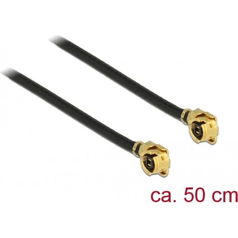 Delock Antena Cable MHF / U.FL-LP-068 macho compatible  MHF / U.FL-LP-068 macho compatible 50 cm 1,13