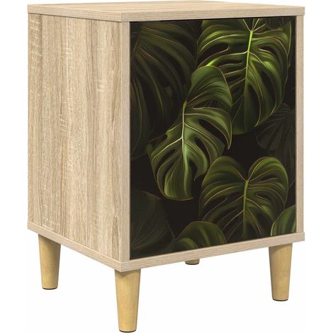 Maison Exclusive - Armadio da Notte ELBURG Rovere Sonoma 36 x 33 x 50 cm (1/5)