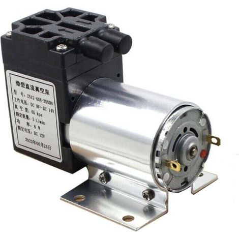Mini-12-V-Unterdruck-Vakuumpumpe 5 l/min 65–120 kPa mit Sauganschluss