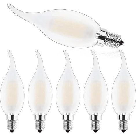 Ampoules LED E14 Forme bougie 4 W Lustres Filament C35 2700 K Blanc chaud 400 lm Intensité variable (1/5)