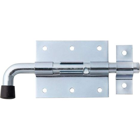 Set mit 10 Boxenschlössern, blau verzinkter Stahl, runder Griff, für Ställe und Boxen