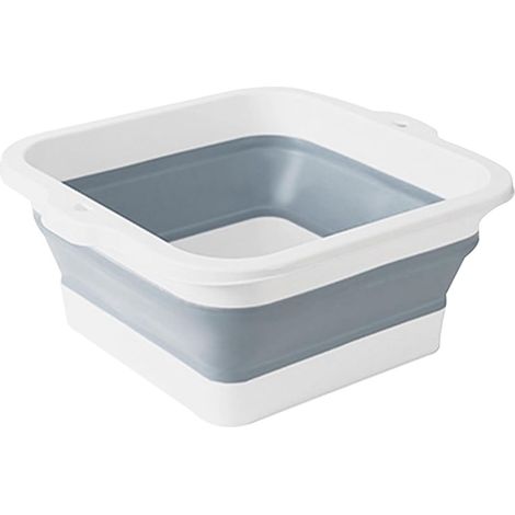 Bain de pieds Baignoire pour les pieds, grande baignoire de massage pliable et antidérapante, adaptée aux hommes, aux femmes et aux enfants de tous âges, pour une utilisation dans la salle de bain-Aq (1/5)