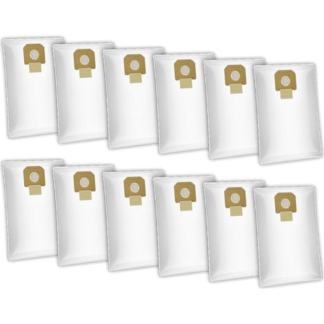 Lot de 12 sacs d'aspirateur de rechange GAS 35 L AFC compatibles avec Bosch GAS 35 L AFC/L SFC+/ M AFC Professional (1/5)