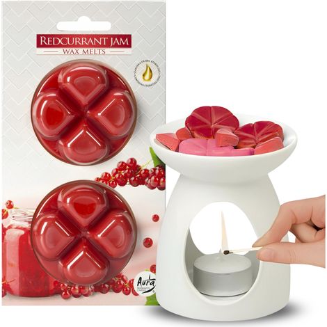 Scaldacera profumato, regalo di compleanno per Natale con marmellata di ribes (1/5)