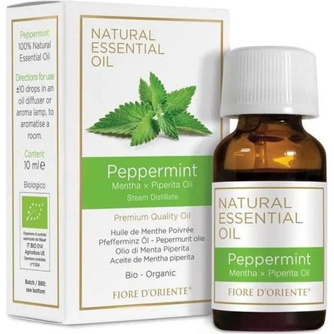 Huile essentielle de menthe poivrée bio Fiore d'Oriente - 10 ml