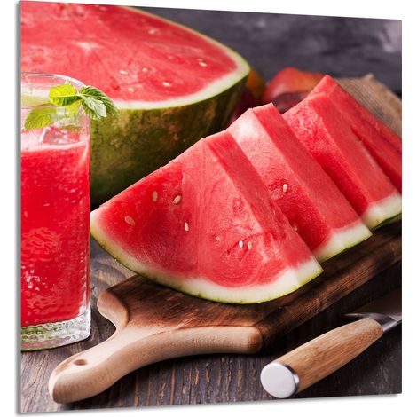GLASPLATTE FÜR KÜCHE 60x65 Wassermelone (1/5)