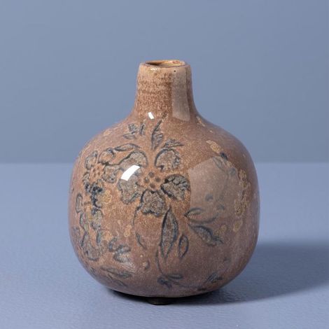 Vase Soliflore Rosaire Céramique 8x10cm (1/4)