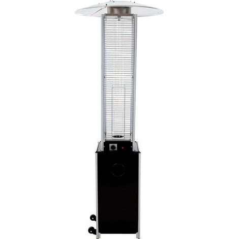 Sunred Sun Flamme Quadrato 12kW ombrello riscaldante nero