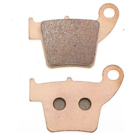 Copper-based disc brake pads for rear brakes on Honda CR125/250 and CRF250/450 off-road motorcycles.