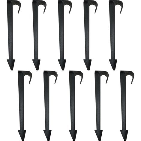 50 supports de tuyau d'arrosage 16/20 mm pour tuyaux PE 1/2 et 3/4, support pour tuyau d'arrosage goutte à goutte en terre cuite (1/5)