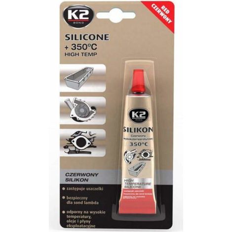 Moule en silicone - B2450 (K2) - Rouge - 21 ml - Haute température +350°C