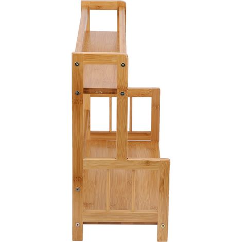 Étagère de rangement multifonctionnelle à 2 niveaux pour épices et condiments de cuisine (1/5)