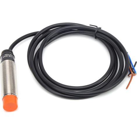 Capteur de proximité cylindrique PRL18-8DP BERM® (Autorisé) Détecteur inductif 10-30VDC, 3 fils, interrupteur de proximité industriel (1/5)
