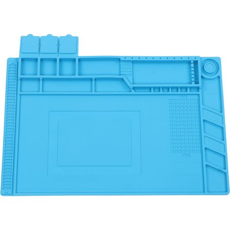 Tapis de soudage multifonctionnel en silicone isolant thermique pour la maintenance des circuits imprimés électroniques (1/5)