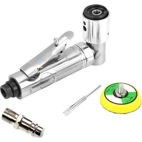 LEVIGATRICE ORBITALE SMERIGLIATRICE ANGOLARE AD ARIA COMPRESSA PNEUMATICA 2" (1/2)