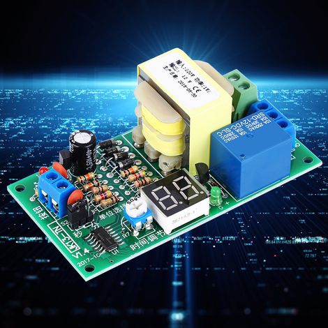 Module de relais temporisé de précision, interrupteur temporisé, alimentation JK13-TN, 220 V CC, 50/60 Hz (1/5)