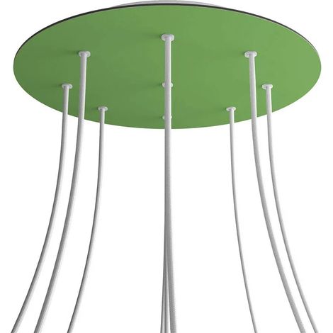 Lámpara creative-cables rose-one metal verde 45 cm (1/3)