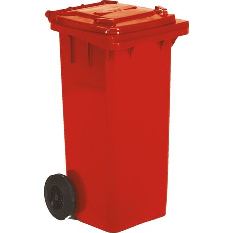 PROVOST - Poubelle roulante Provost 2 roues - 240 L - Rouge - PEHD