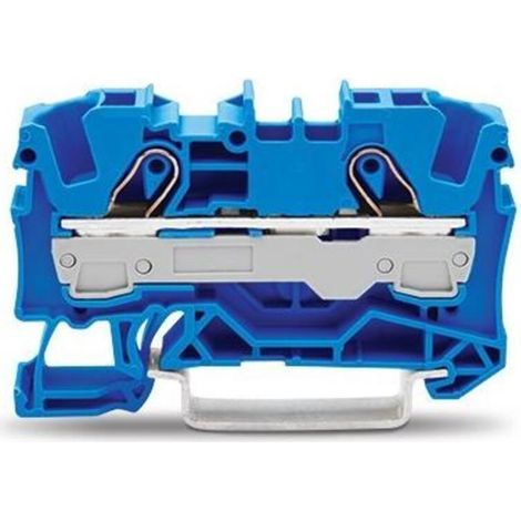 50 Stück Wago 2-Leiter-Durchgangsklemme Topjob S, 6,0 mm², blau (1/3)