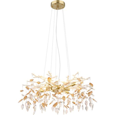 Globo - hängeleuchte - DANNA - gold - glas - Ø 61cm - G9 -