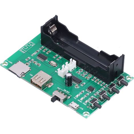 Carte d'amplificateur numérique stéréo audio double canal avec chargement USB pour le développement, l'apprentissage et les tests DIY (1/5)