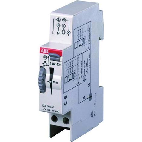 Schalter abb e232e-230n einstellbarer Timer 0.5-20 Min (1/5)