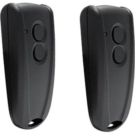 433 MHz garage door remote control 2 pieces, compatible with RSE2 RSC2 2-button wireless roller shutter door remote control (1/4)