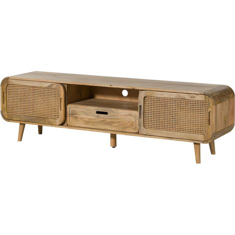 TV-Board Mango 180x40x50 natur lackiert VALENCIA 122