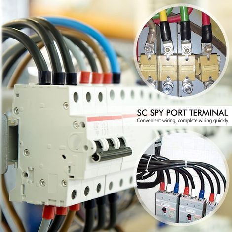 120-teiliges Crimp-Anschlussset für Kfz-Elektrik mit Crimp-Batterieklemmen, SC-Stecker, Anschlussübersicht und Isolierkappen, rot und schwarz (1/4)