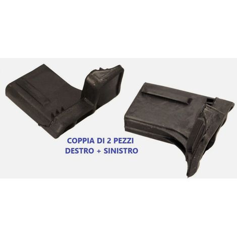 SET 2PZ GUARNIZIONE ANGOLARE DESTREA + SX PARASPRUZZI LAVASTOVIGLIE SMEG FRANKE