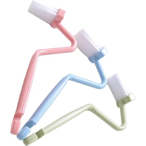 Adhesive Toothbrush Holder Foot Shape Light Brown with (1/5)