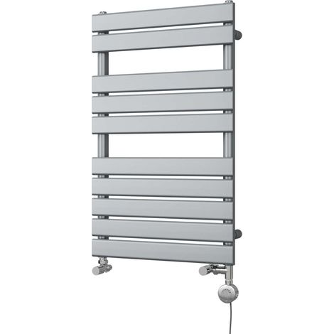 Typhoon - Silver Dual Fuel Towel Rail H816mm x W500mm Thermostatic (1/3)