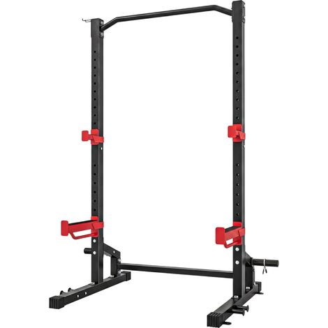 SPORTNOW Gabbia Power Rack per Squat con Barra per Trazioni, per Home Gym (1/5)