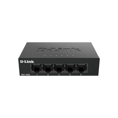 Switch de Sobremesa D-Link DGS-105GL/E Negro