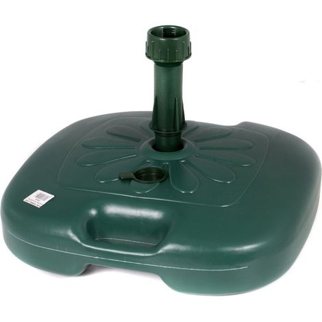 Base cuadrada para sombrilla de PVC 45x45, tubo 35 mm