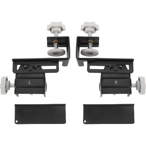 pincesAttachettes pour Panneaux de Tiroirs - Set de 2 Fixations en Acier Inoxydable - Compatible Bois et MDF (10-30mm) (1/5)