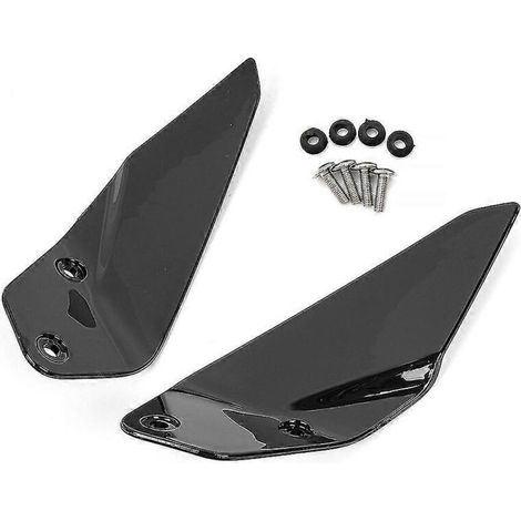Déflecteur de vent latéral neuf pour pare-brise BMW R1200GS Adv (2014-2020) et R1250GS Adventure (2019-2021) - Noir (1/5)