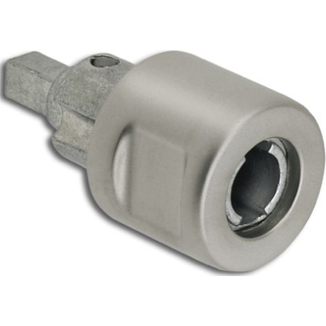 HEKNA MINI METALL SYSTEM 24 Zylinder Drehknopf rechts, Zamak verchromt matt