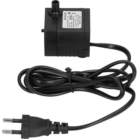 Mini pompe submersible anti-assèchement, filtre silencieux pour aquarium, 5 W, 92 GPH (prise UE AC220/240 V, sans tuyau) (1/5)