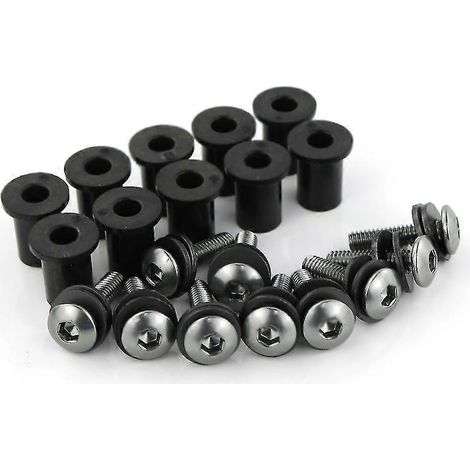 Kit de 10 vis et boulons M416 pour déflecteurs de pare-brise de moto (Titane) pour Ducati Panigale 899, 959, 1199 et 1299. (1/5)