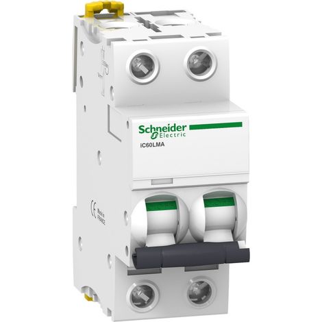 Interrupteur automatique iC60L MA 2P 4A 15kA 220-240V CC - SCHNEIDER