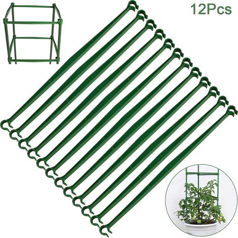 [Support de Plantes] + [Tomato Cage Connectors] + [ABS, Green, 11mm] + [Robuste et Flexible, Polyvalent] (1/5)